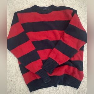 Red and black brandy Melville sweater